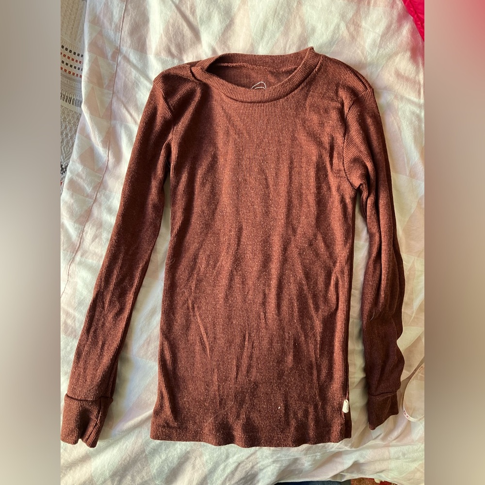 Nui Organic Merino Wool Silk Crew neck long sleeve